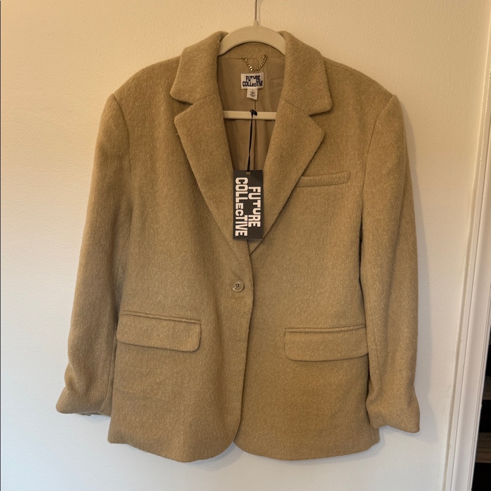 Future Collective Women's Beige Blazer